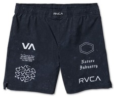 RVCA Scrapper 2 17" Men's Athletic Shorts - Washed Black - New