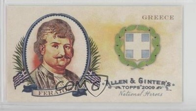 2009 Topps Allen & Ginter's National Heroes Minis Rigas Feraios #NH4 9hx