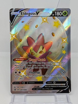 Eldegoss V SWSH084 Black Star Promos Shiny Ultra Rare Holo Pokémon TCG 2021 NM