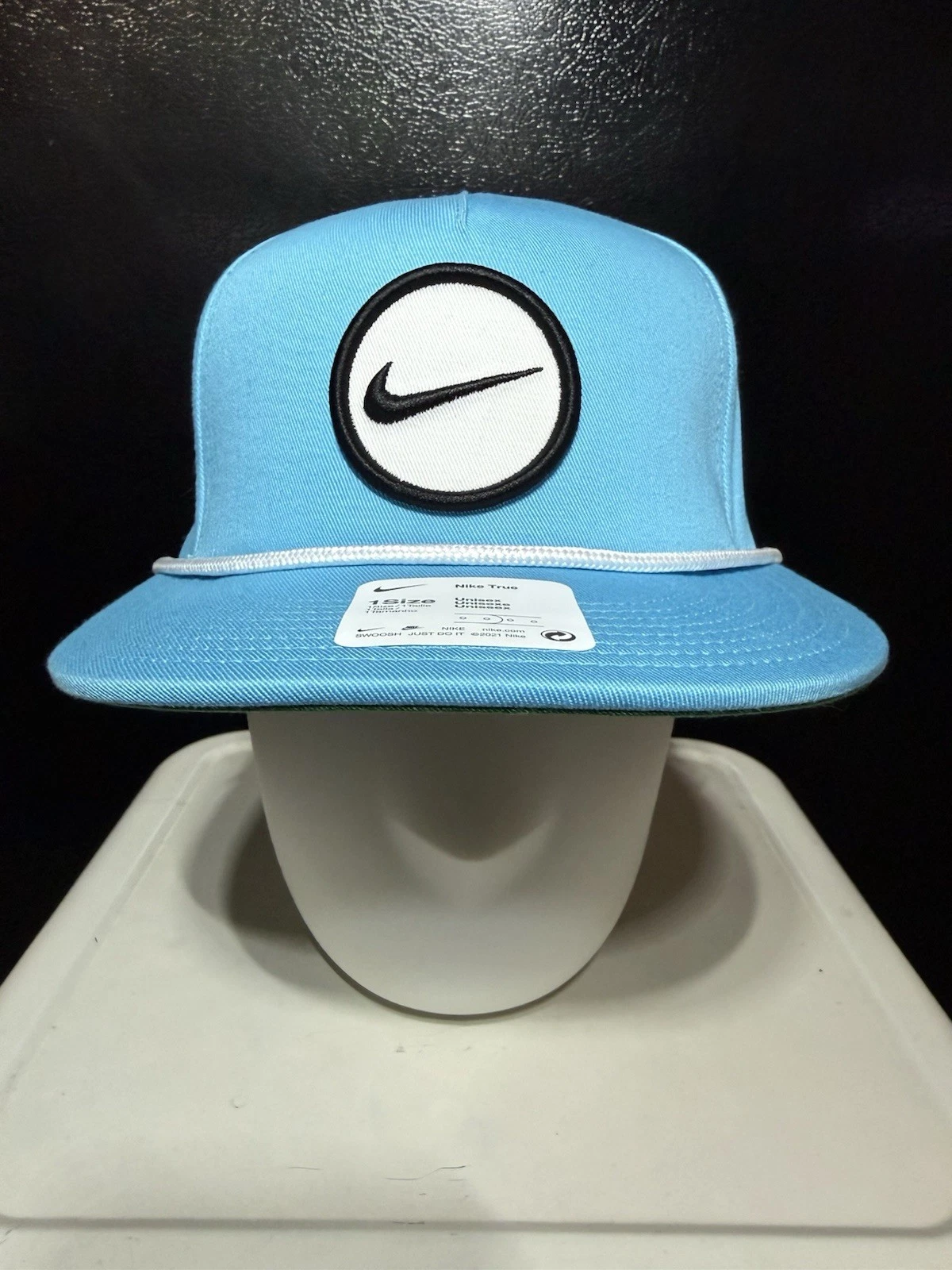 Nike True Retro 72 Aerobill Baltic Blue Rope Golf Snapback Hat OSFM DH1343 416