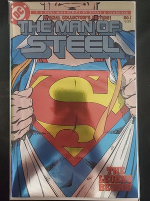 The Man of Steel #1 Facsimile Foil Edition DC 2026 VF/NM Comics | eBay