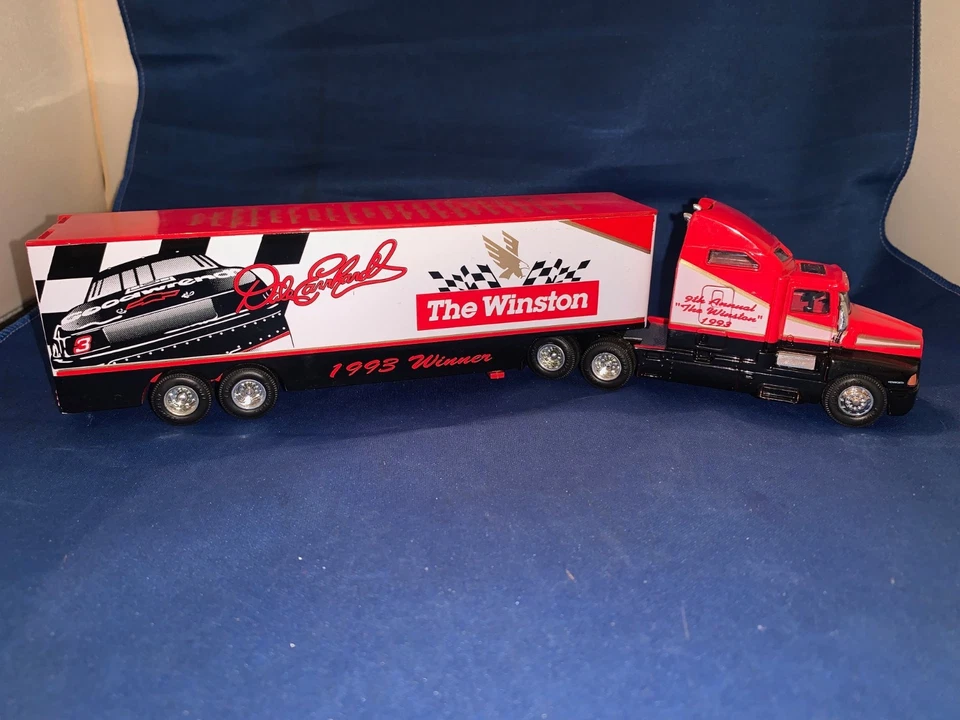 NASCAR DIECAST  THE WINSTON TRUCK  & TRAILER DALE EARNHARDT  In Box - Image 2 of 4
