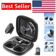 USB-C/Lightning Lavalier Mic - 164ft Range, Perfect for Vlogging  Streaming