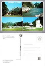 Europe Slovakia Presov Cerveny Klastor Three Crowns Monastery Kayak Postcard