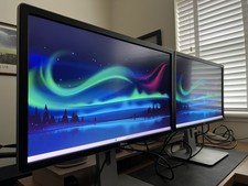 Dell 2416h 2560x1440 2k Monitor And Dell 2415q 3840x2160 4k Monitor Pair