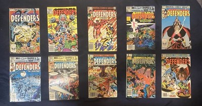 The Defenders 80 s Bronze Age Lot Of 10- #90,98,99,101, and More (Marvel Comics)