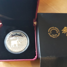 Canada coin, 1985,  .9999 Pure silver , National Parks.