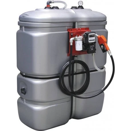 Cuve de stockage 1000L gasoil PEHD avec pompe et pistolet - Photo 1/1