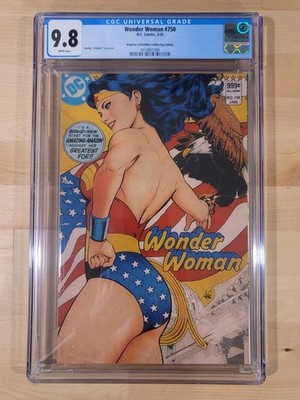 Wonder Woman #750 CGC 9.8 Artgerm Golden Age Variant DC Comics
