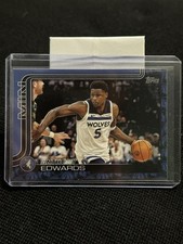 Anthony Edwards 2025-26 Topps Flagship Team Logo SSP Timberwolves #108