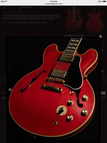 gibson guitar ES345 Freddie King 