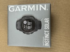 Garmin Instinct Solar Rugged GPS Smartwatch - Graphite 010-02293-10 IN BOX