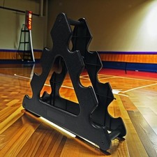3 Tier Dumbbell Rack Weight Multifunctional Compact Adults Dumbbell Stand for