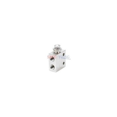 1/8''PT 2 Position 3 Way Mechanical Push button Air Pneumatic Valve TAC2-31P NEW 