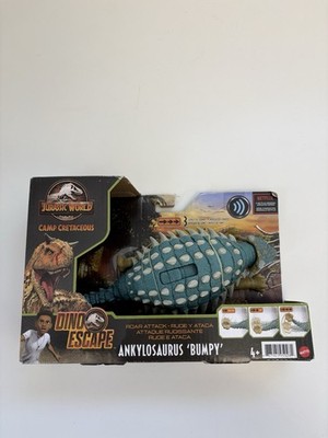 JURASSIC WORLD Camp Cretaceous Roar Attack Ankylosaurus Bumpy Action Figure NEW