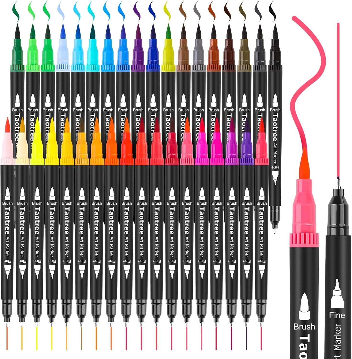 Coloring Art Paint Fine Felt Tips Fineliner Draw Color Pens Porous Point Markers
