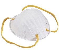 1 x Dust Mask Face Masks Silverline Fold Flat Moulded FFP1 Respirator-SS9