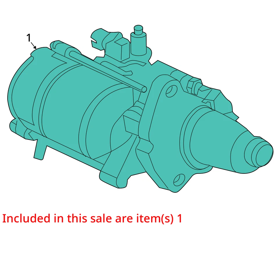Dodge Dakota 2004-2009 motor de arranque de auto solenoide fabricante original U6JA9 Foto 3 de 4
