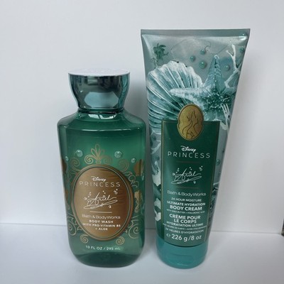 Bath & Body Works Disney Princess Ariel Moisturizing Body Wash & Body Cream