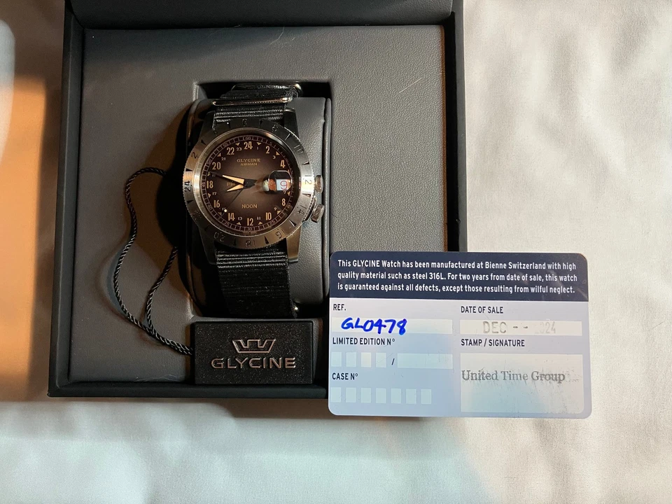 Glycine Airman Noon ref. GL0478 40mm GL293 Automatic Movement - Image 2 of 4