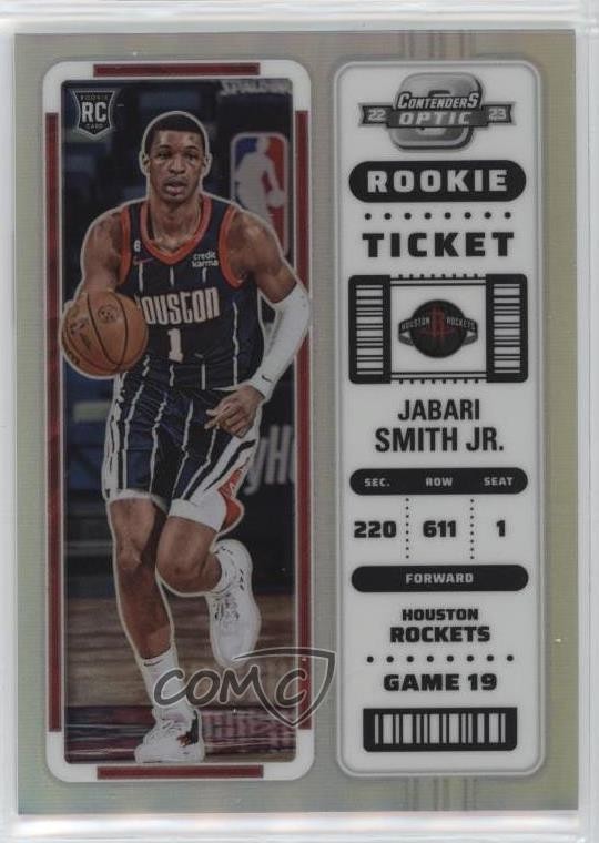 2022-23 Panini Contenders Optic Rookies Silver Prizm Jabari Smith Jr #6 4w8