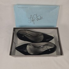 LifeStride Soft System Black Pointed Toe Pumps - Comfortable Work Heels - Size 9