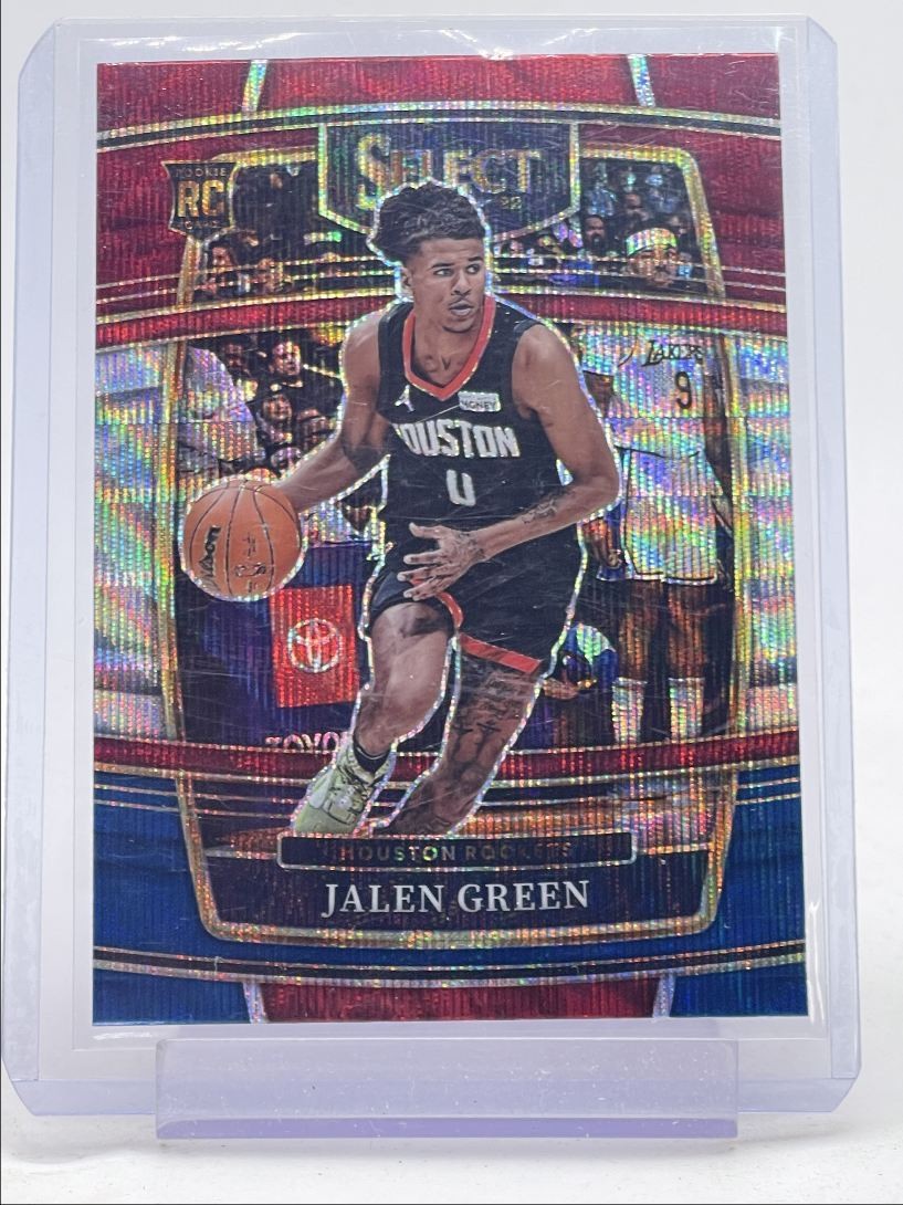 JALEN GREEN 2021-22 SELECT CONCOURSE ROOKIE TRI COLOR PRIZM RC Q1605