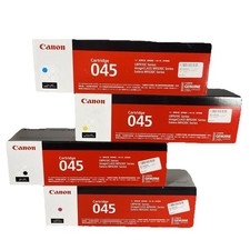 Canon 045 Genuine Toner Cartridge SET Cyan Yellow Black Magenta LBP610C MF630C
