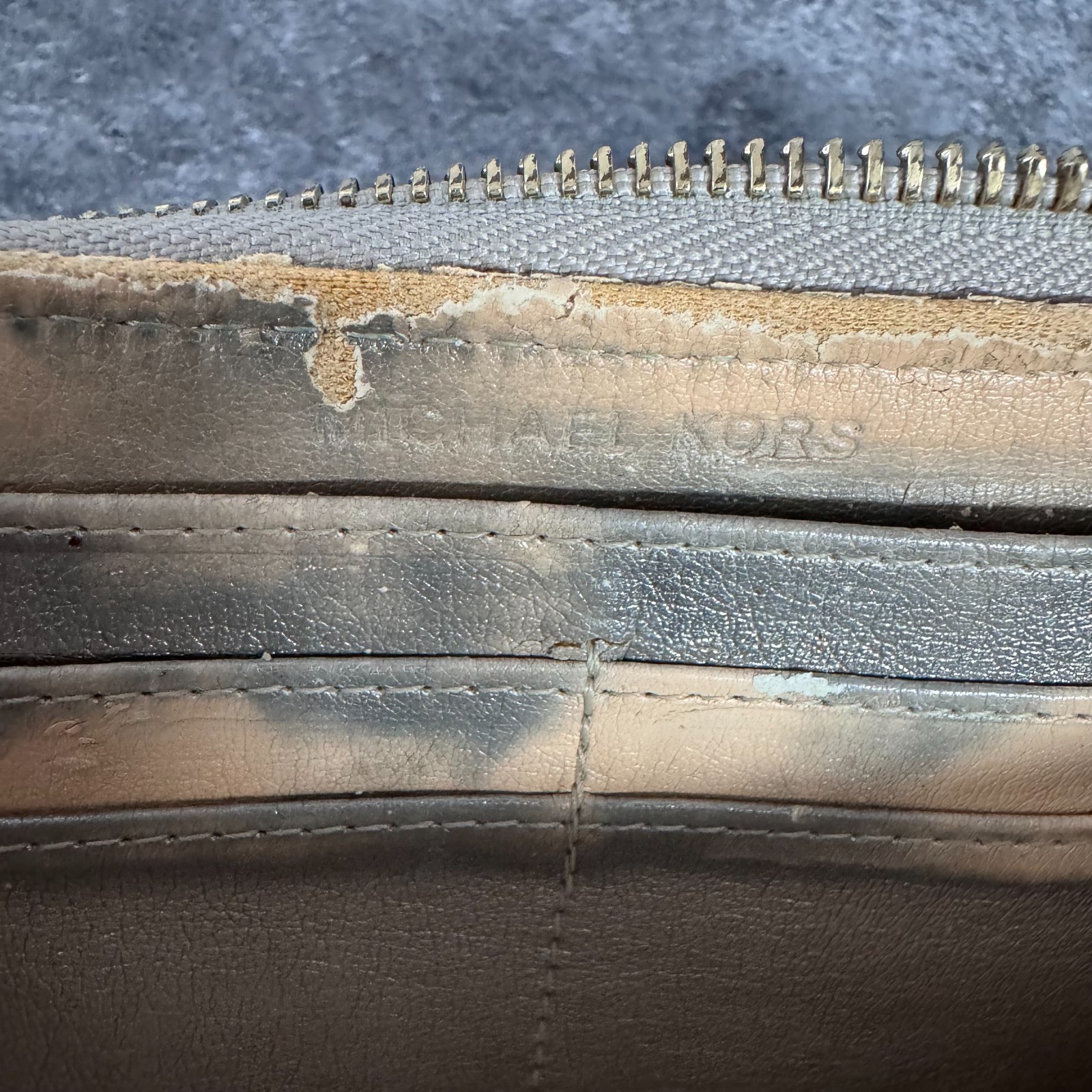 Michael Kors Snakeskin Zip Around Python Embroide… - image 6