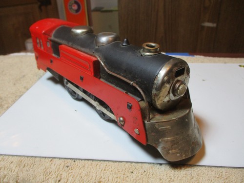 Vintage Marx O gauge 0-4-0 Tin Locomotive #391 Tested Runs/Lights | eBay