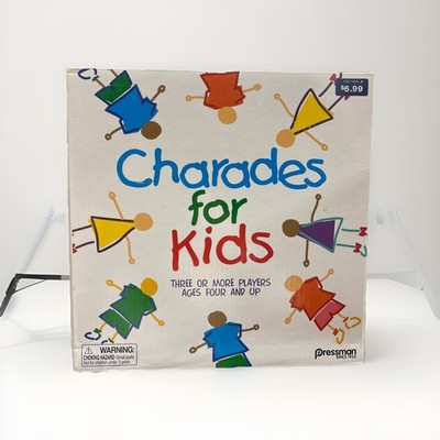 Pressman Charades for Kids - Lot Of 2 New! | 3 Or More Players    