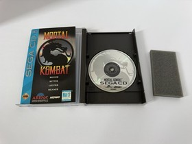 Sega CD Game Lot w/ Mortal Kombat, NBA Jam, Pitfall, Midnight Raiders NHL Hockey