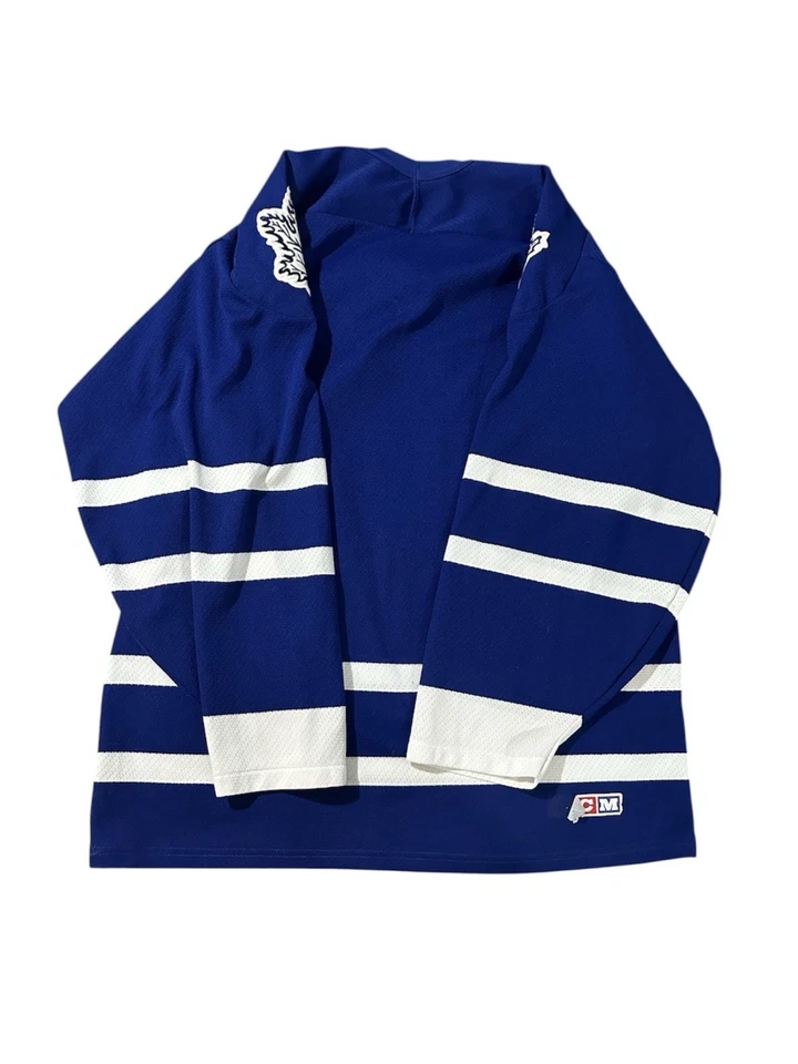 Toronto Maple Leafs NHL CCM Vintage Maska Air Knit Jersey Men’s Size Medium - Image 3 of 4