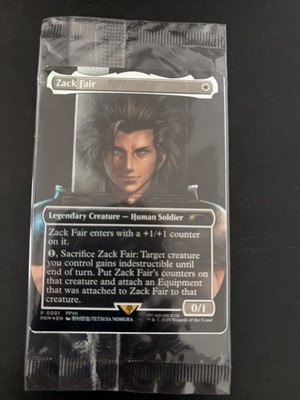 Sealed Zack Fair Magic the Gathering MTG Promo Card (FF7 Rebirth Switch 2 Bonus)