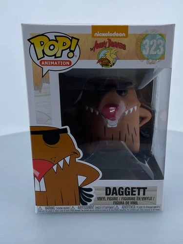 Funko POP! Animation Angry Beavers Daggett Beaver #323 Vinyl Figure DAMAGED BOX