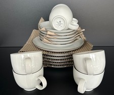 Seltmann Weiden Lido Black Line Kaffeeservice 18-teilig Geschirr