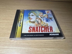 READ INFO- RARE - Snatcher Sega Saturn Japan NTSC JAPAN Complete spinecard