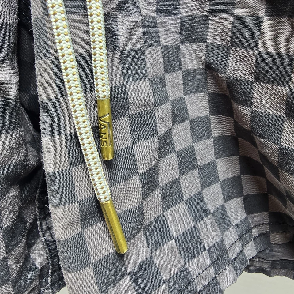 Pantalones cortos pequeños a cuadros Vans Deck Siders para hombre Foto 3 de 4