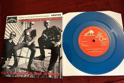 Sensible Gray Cells - Get Back Into The World - Ltd 7'' Blue Vinyl the damned  