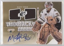 2011-12 SPx Auto Flashback Fabrics Marty Turco #250 Auto 0c3