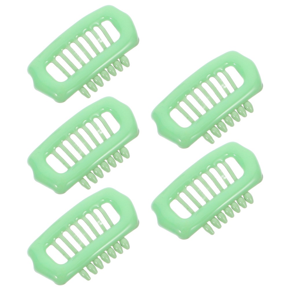 Fermagli per Peli Riutilizzabili in ABS per Animali Domestici 5pz Verde Piccolo Cane Gatto Accessori foto 2