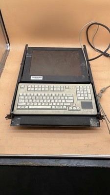 1U Rackmount 15-Inch LCD Keyboard Touchpad Drawer KVM Console Unit