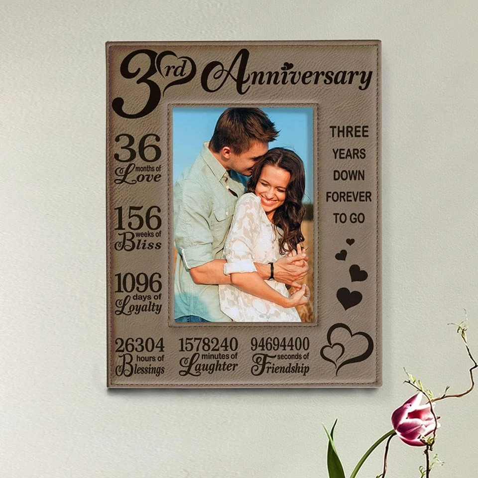 Nuestro 3er Aniversario de Boda, 3 Años Aniversario, 3 Años de Matrimonio, Regalos... Foto 3 de 4