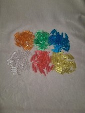Lite Brite Replacement Pegs 7/8  Mixed Colors Lot 204 Pegs