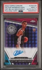 2023-24 Topps Chrome - Certified Rookie Autographs Victor Wembanyama Geo Purple