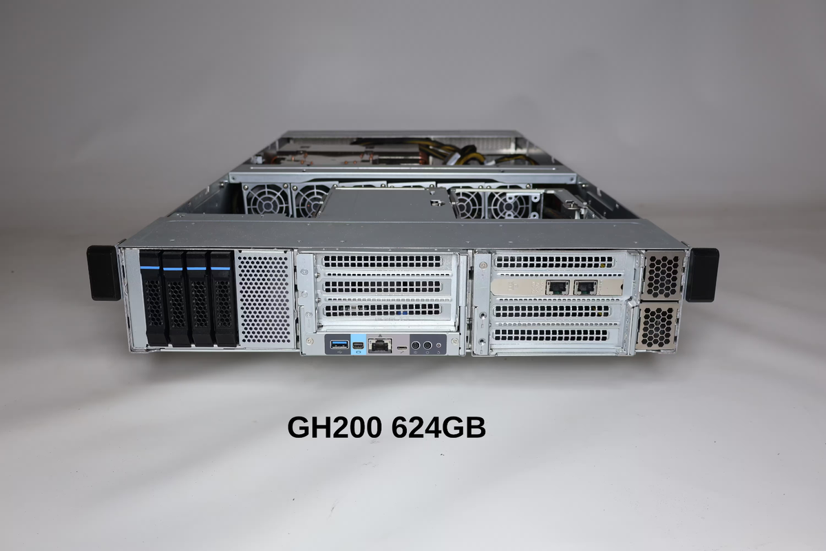 GPTrack Nvidia GH200 624GB, Rack Server for AI and HPC, 2U