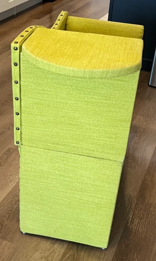 Banco de chismes de teléfono vintage mesa escritorio mediados de siglo MCM Foto 4 de 4