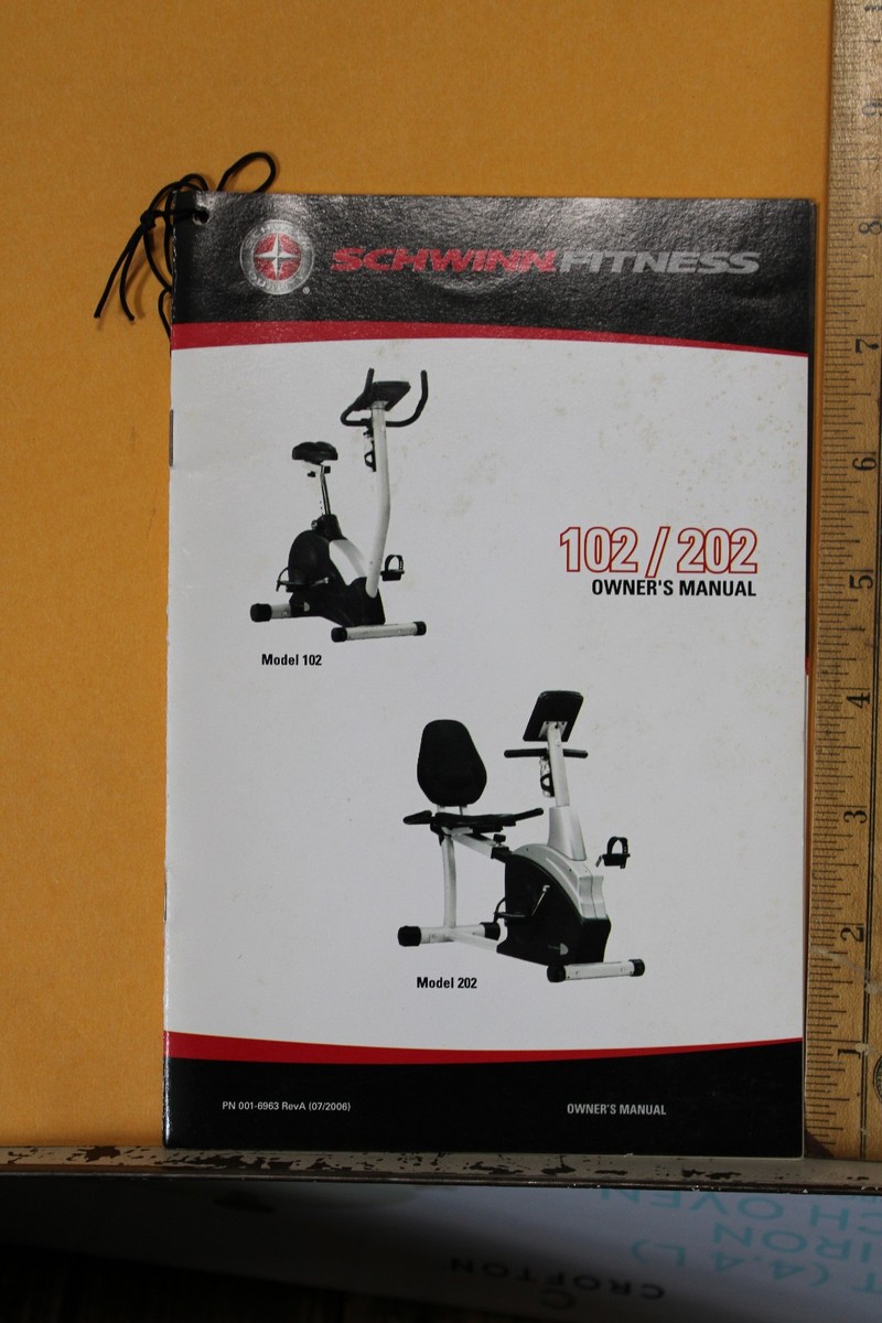 Vintage Schwinn Exercise Schwinn Airdyne Ad3 Owners Manual Bicycle