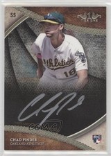 2017 Topps Tier One Break Out Auto Silver Ink /10 Chad Pinder #BOA-CP Auto r7d