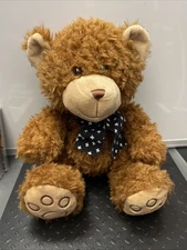 Hug Fun Tan Teddy Bear Lovey 13" Plush Stuffed Animal Toy